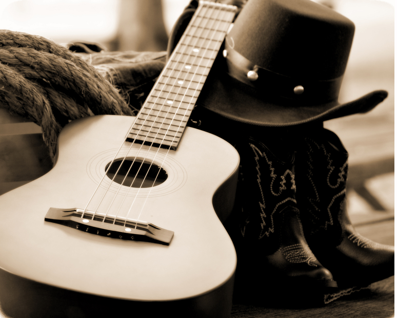 Guitar country look